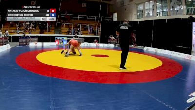 61kg Semifinal - Natalie Wojciechowski, Coast RTC vs Brooklynn Dieter, Advanced Wrestling Academy