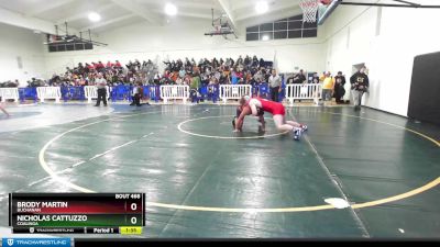 195 lbs Champ. Round 2 - Nicholas Cattuzzo, Coalinga vs Brody Martin, Buchanan