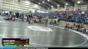 77 lbs Quarters & Wb (16 Team) - Trevor Cowan, Utah Gold vs Hayden Cornell, Warriors Of Christ