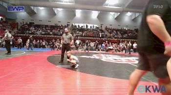 49 lbs Round Of 16 - Bryker Smith, Salina Wrestling Club vs Waylon Cooper, Sperry Wrestling Club