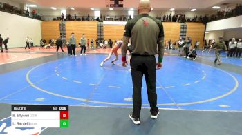 138 lbs Consi Of 8 #1 - Sean Ellyson, Georgia vs Luca Bardelli, Georgia