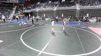 64 lbs 2nd Place - Kassie Quade, Heights Wrestling Club MT vs Marley Eckhardt, Big Game WC MT