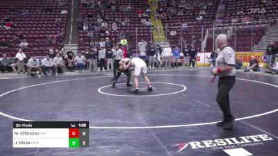 215 lbs Qtr-finals - Mark Effendian, Faith Christian Acad vs Jared Blobe, Notre Dame - Green Pond