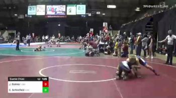 130 lbs Quarterfinal - Japen Bakker, Lone Wolf WC vs Cayson Schlotfeld, Mwc