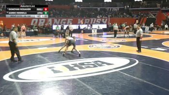 3A 150 lbs Quarterfinal - James Hemmila, Wilmette (Loyola Academy) vs Donovan Rosauer, Yorkville (H.S.)