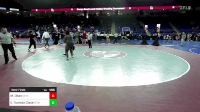 235 lbs Semifinal - Morgan Obas, Northbridge vs Eglis Tuareza Clase, Springfield Central (W)