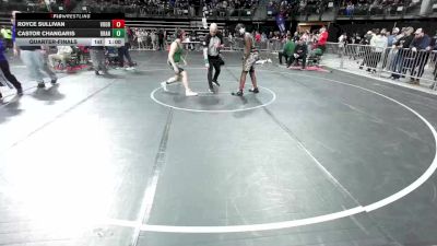136 lbs Quarterfinal - Royce Sullivan, Voorhees vs Castor Changaris, Branchville