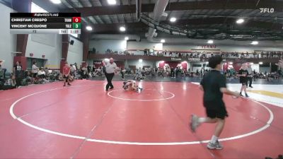 72 lbs Round 3 (8 Team) - Christian Crespo, Taylor Hammers vs Vincent McQuone, Yale St