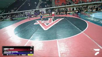 110 lbs Round 2 (16 Team) - Abbey West, Utah vs Adalyne Montiel, Washington 2