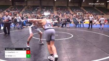 140 lbs Quarterfinal - Cole Crawford, The Storm Wrestling Center vs Ryder Wilder, Unattached