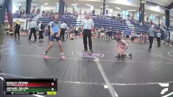 70 lbs Round 4 (8 Team) - Michael Dillon, West Coast Elite vs Kinsley Peters, Oklahoma Stealth