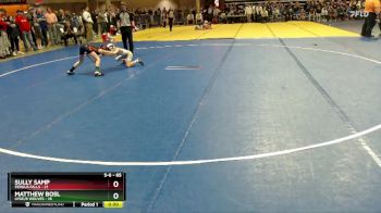 65 lbs 1st Place Match - Matthew Bosl, LPGE/B Wolves vs Sully Samp, Fergus Falls