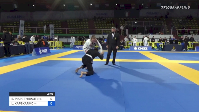 ELLEN PIA H. THIBAUT vs LINE KAPSKARMO 2022 European Jiu-Jitsu IBJJF ...