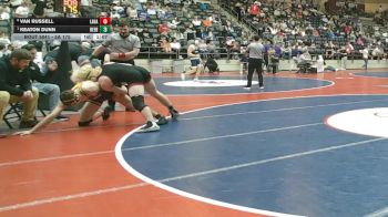 5A 175 lbs Quarterfinal - Keaton Dunn, Beebe vs Van Russell, Lake Hamilton