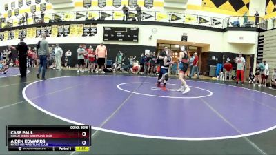 78 lbs Cons. Semi - Case Paul, Indian Creek Wrestling Club vs Aiden Edwards, Mater Dei Wrestling Club