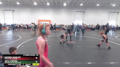 60 lbs Semifinal - Hayden Warlick, Suplex City Raptors vs Seth Curtiss, Eastside Youth Wrestling