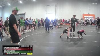 50 lbs Cons. Round 2 - Bowen Lewis, Summerville Takedown Club vs Wyatt Broughton, Mighty Warriors Wrestling Acad