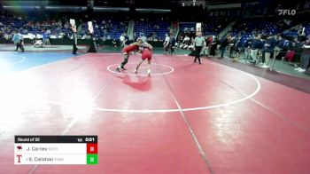 138 lbs Round Of 32 - Josiah Carney, Milford [MA] vs Sean Callahan, Tewksbury