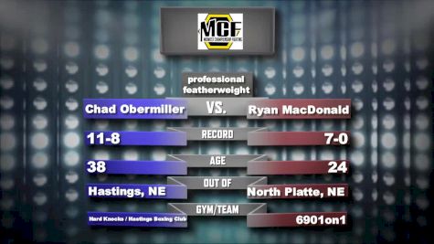 Ryan MacDonald vs. Chad Obermiller