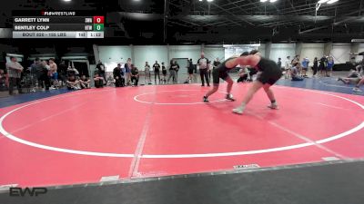 155 lbs Semifinal - Garrett Lynn, Shelton Wrestling Academy vs Bentley Colp, Herrin Tiger Wrestling