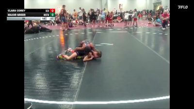 56 lbs Round 1 (4 Team) - Clara Corey, SC United vs Major Greer, Monsters Of The Midwest