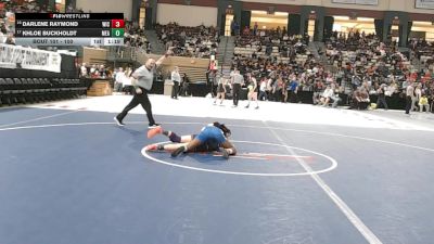 100 lbs Round 1 - Darlene Raymond, Wicomico vs Khloe Buckholdt, Meade