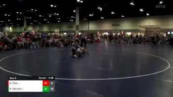 115 lbs Round 1 (16 Team) - Kailey Benson, STL Green vs Ashley Diaz, MXW - RAW