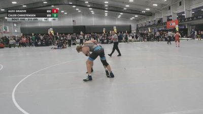215 lbs Cons. Quarters - Caleb Christensen, Moen Wrestling Academy vs Alex Graeve, MWC