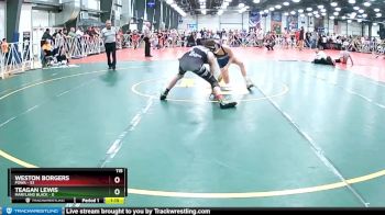 115 lbs Rd# 1 9:00am Friday - Weston Borgers, POWA vs Teagan Lewis, Maryland Black