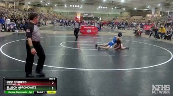 106 lbs Semis & 1st Wb (8 Team) - Jose Cordero, Cleveland vs Ellison Abromowitz, Brentwood