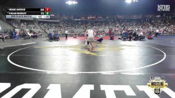B6A-150 lbs 3rd Place Match - Calan Manley, Stillwater vs Jesse Justice, Bixby