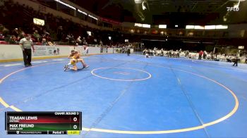 120 lbs Champ. Round 3 - Max Freund, Show Low vs Teagan Lewis, Payson