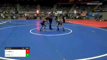 55 lbs Prelims - Aaron Lopez, Red Wave vs Hayden Fry, Team Aggression