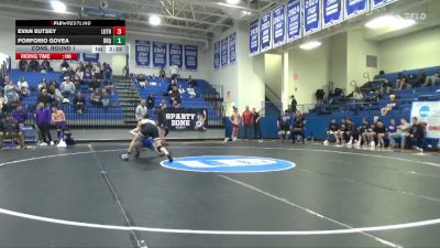 157 lbs Cons. Round 1 - Evan Eutsey, Luther vs Porforio Govea, University Of Dubuque