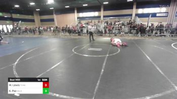 106 lbs Consi Of 4 - Memphis Lewis, Team Lewis vs Keenan Paz, Gold Rush Wr Ac