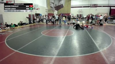 92 lbs Quarters - Jaxson Poncelet, MN Elite Wrestling Club vs Tucker Lueck, Pursuit Wrestling