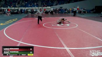 4A-126 lbs Cons. Round 1 - Lukas Hernandez, Philomath vs Bailey Thompson, Marshfield