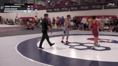 57 Final kg Champ. Round 2 - Daniel Guanajuato, Jackrabbit Wrestling Club vs Mason Ziegler, Lehigh Valley Wrestling RTC