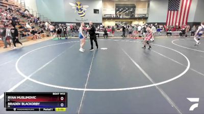 165 lbs Cons. Round 5 - Ryan Muslimovic, IL vs Braden Blackorby, IA