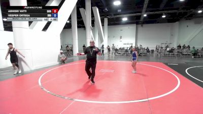 80 lbs Semifinal - Abhisri Vatti, Savage House WC vs Vesper Ortega, Dwa