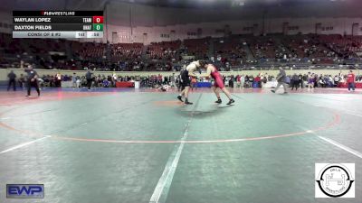 200 lbs Consi Of 8 #2 - Waylan Lopez, Team Tulsa Wrestling Club vs Daxton Fields, Unattached