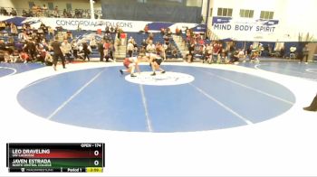 174 lbs 1st Place Match - Leo Draveling, UW-LaCrosse vs Javen Estrada, North Central College