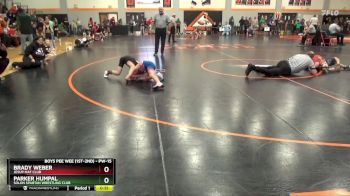 PW-15 lbs 1st Place Match - Brady Weber, Jesup Mat Club vs Parker Humpal, Solon Spartan Wrestling Club