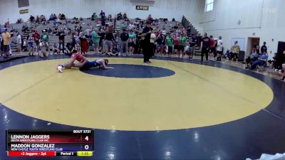 74 lbs Semifinal - Lennon Jaggers, Delta Wrestling Club Inc. vs Maddon Gonzalez, New Castle Youth Wrestling Club