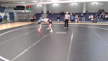 110 lbs Placement Matches - Emma Kamrath, Waverly Girls vs Allie Bruns, Wahoo