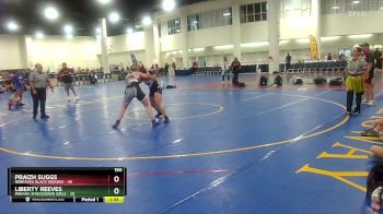 190 lbs Placement (16 Team) - Liberty Reeves, Indiana Smackdown Girls vs Praizh Suggs, Nebraska Black Widows