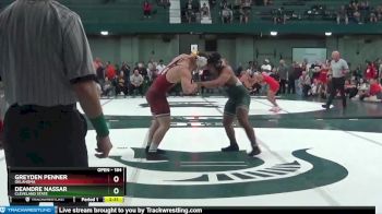 184 lbs Cons. Semi - Greyden Penner, Oklahoma vs DeAndre Nassar, Cleveland State