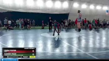 148 lbs Champ. Round 1 - Darren Miles, Lawrence North Wrestling Club vs Owen Foster, Ares