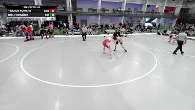 Junior Boys - 157 lbs Cons. Round 1 - Joel Huckabay, Missouri vs Aaron Howard, Menomonie High School Wrestling