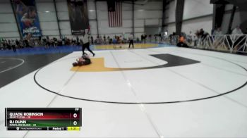 92 lbs Rd# 3 12:00pm Friday - Quade Robinson, SELECT Utah vs RJ Dunn, Maryland BLACK